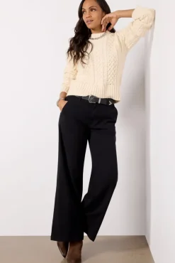 Pants & Leggings<AG Caden Wide Leg Superblack
