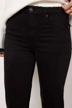 Jeans<CITIZENS OF HUMANITY Caia High Rise Straight Plushblack