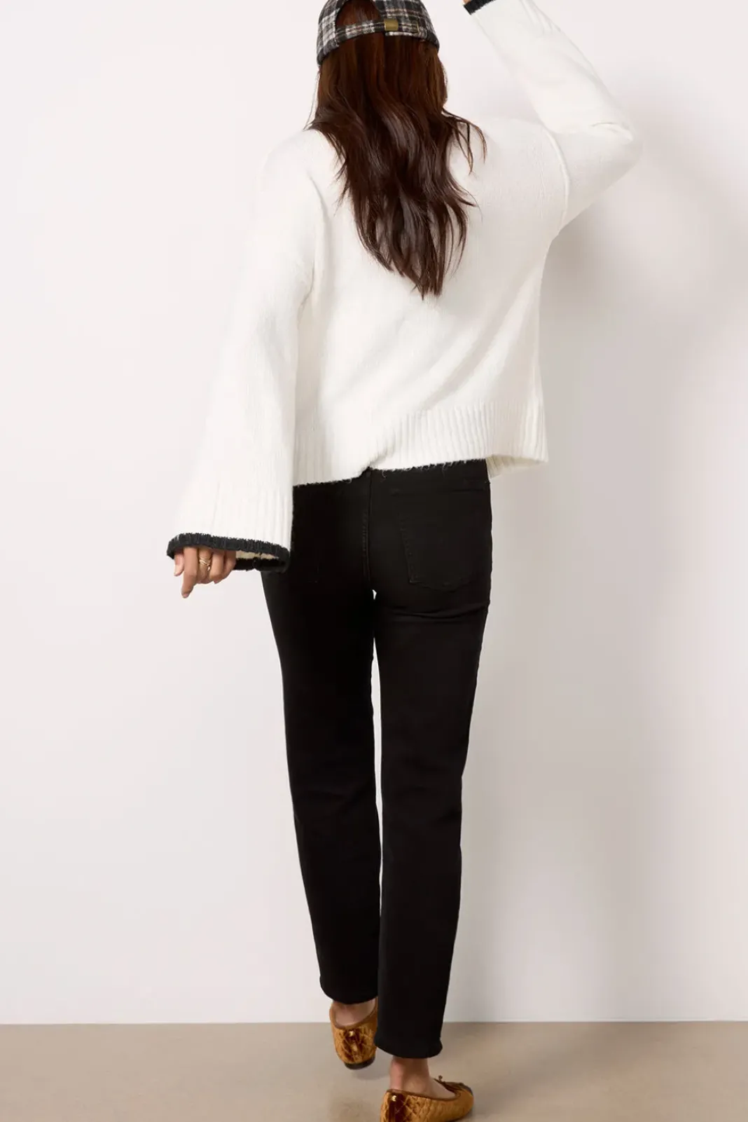 Jeans<CITIZENS OF HUMANITY Caia High Rise Straight Plushblack