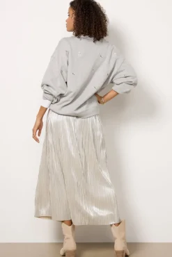Skirts|Matching Sets<EVEREVE Cait Pleated Skirt Silver