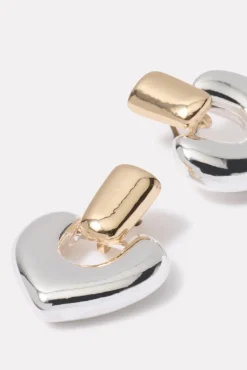 Jewelry<EVEREVE Caldwell Heart Knockers Gold/Silver