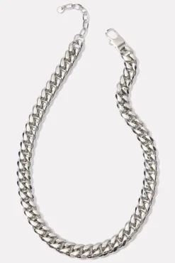 Jewelry<EVEREVE Cali Statement Curb Chain Silver