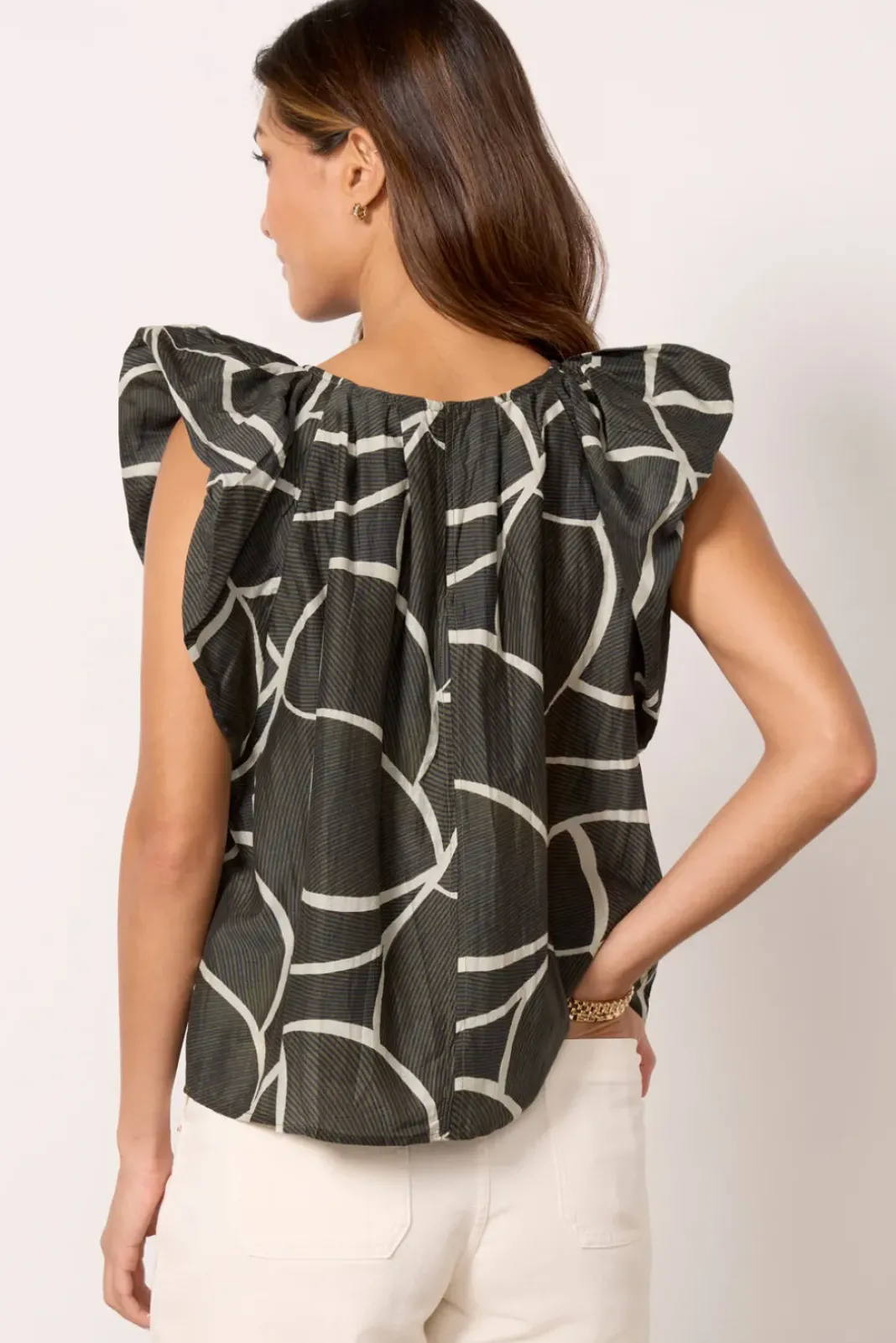 Tops & Tees<VELVET Camille Blouse Airbrush