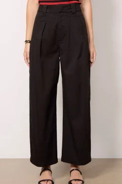 Pants & Leggings<CITIZENS OF HUMANITY Cara Cropped Pleated Trouser Black
