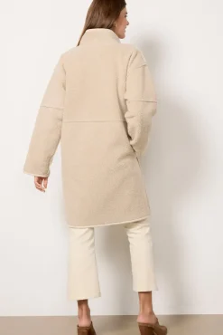Blazers & Jackets<VELVET Cara Sherpa Coat Ecru