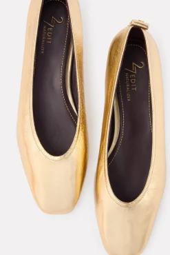 Shoes<27 EDIT NATURALIZER Carla Flat Gold