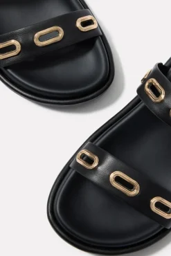 Shoes<SPLENDID FOOTWEAR Carmen Slide Sandal Black