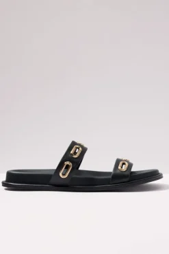 Shoes<SPLENDID FOOTWEAR Carmen Slide Sandal Black