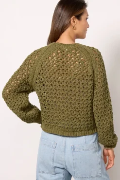 Sweaters<Z SUPPLY Cassian Sweater Olive