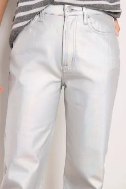 Pants & Leggings<PISTOLA Cassie Metallic Straight Leg Prism