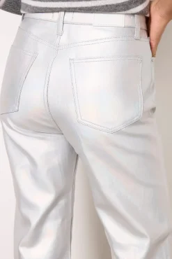 Pants & Leggings<PISTOLA Cassie Metallic Straight Leg Prism