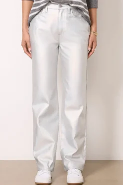 Pants & Leggings<PISTOLA Cassie Metallic Straight Leg Prism