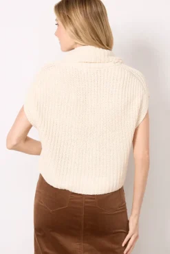 Sweaters<525 Cate Vest Cream