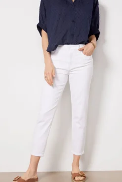 Jeans<KUT FROM THE KLOTH Catherine Straight Crop Opticwhite