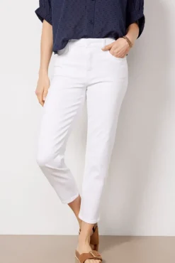 Jeans<KUT FROM THE KLOTH Catherine Straight Crop Opticwhite