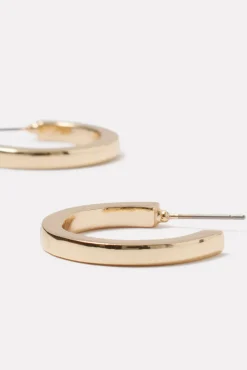 Jewelry<EVEREVE Cecily Flat Hoops Gold