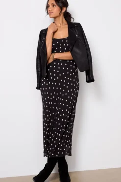 Dresses<Z SUPPLY Cecily Polka Dot Slip Dress Polkadot