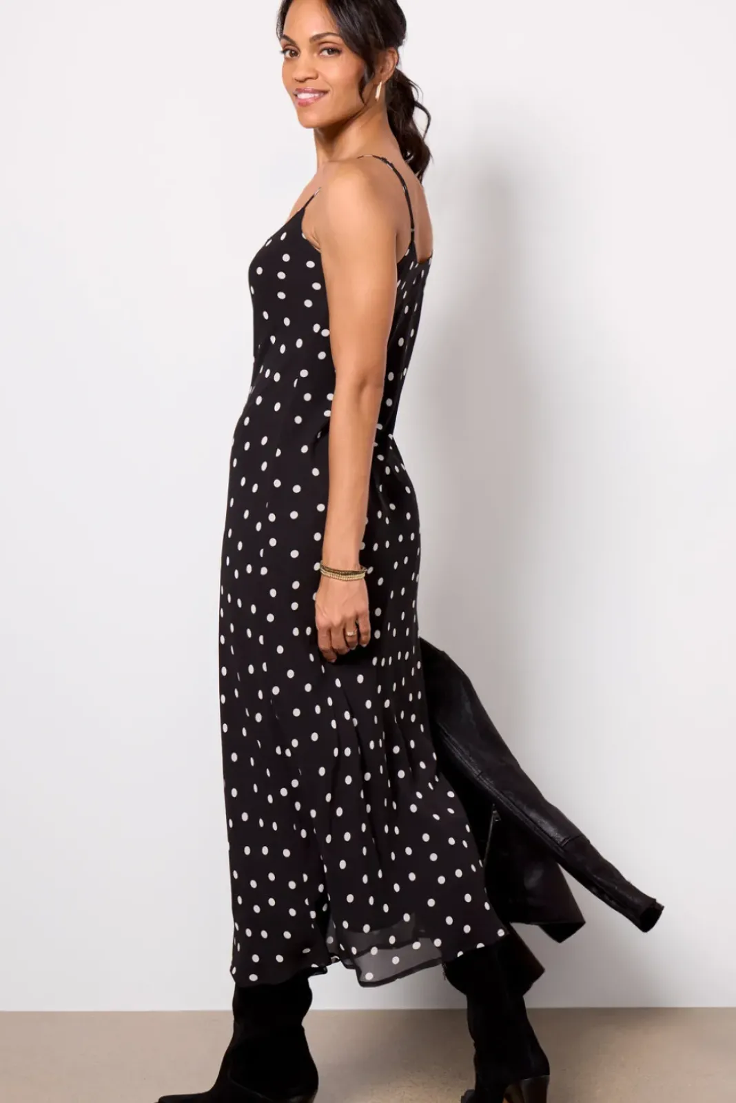 Dresses<Z SUPPLY Cecily Polka Dot Slip Dress Polkadot