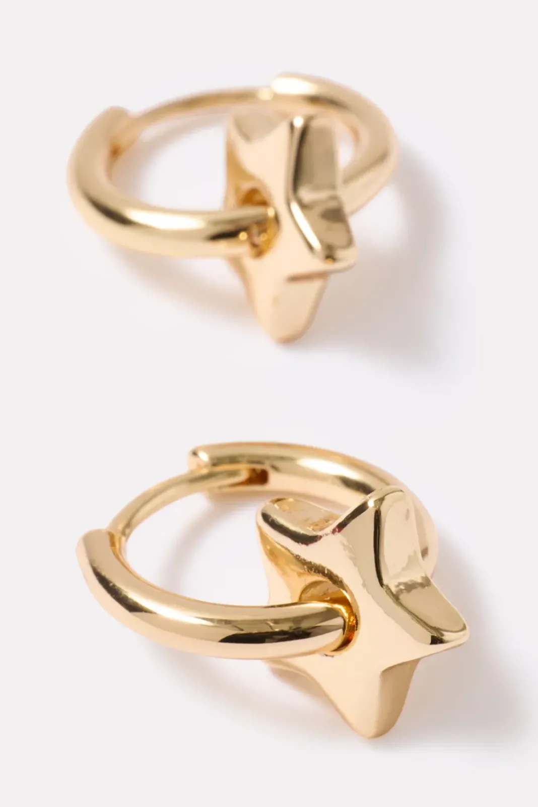 Jewelry<EVEREVE Celestial Star Huggies Gold
