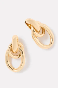 Jewelry<EVEREVE Chantal Geo Earrings Gold