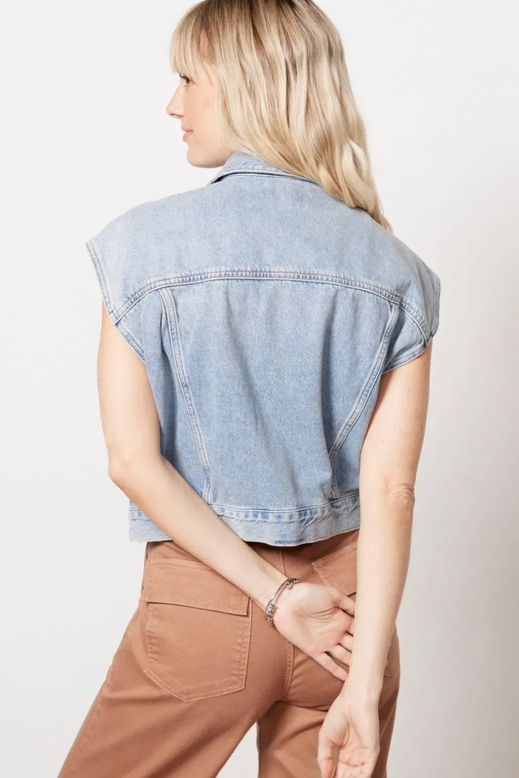 Blazers & Jackets<AGOLDE Charli Vest Immortal