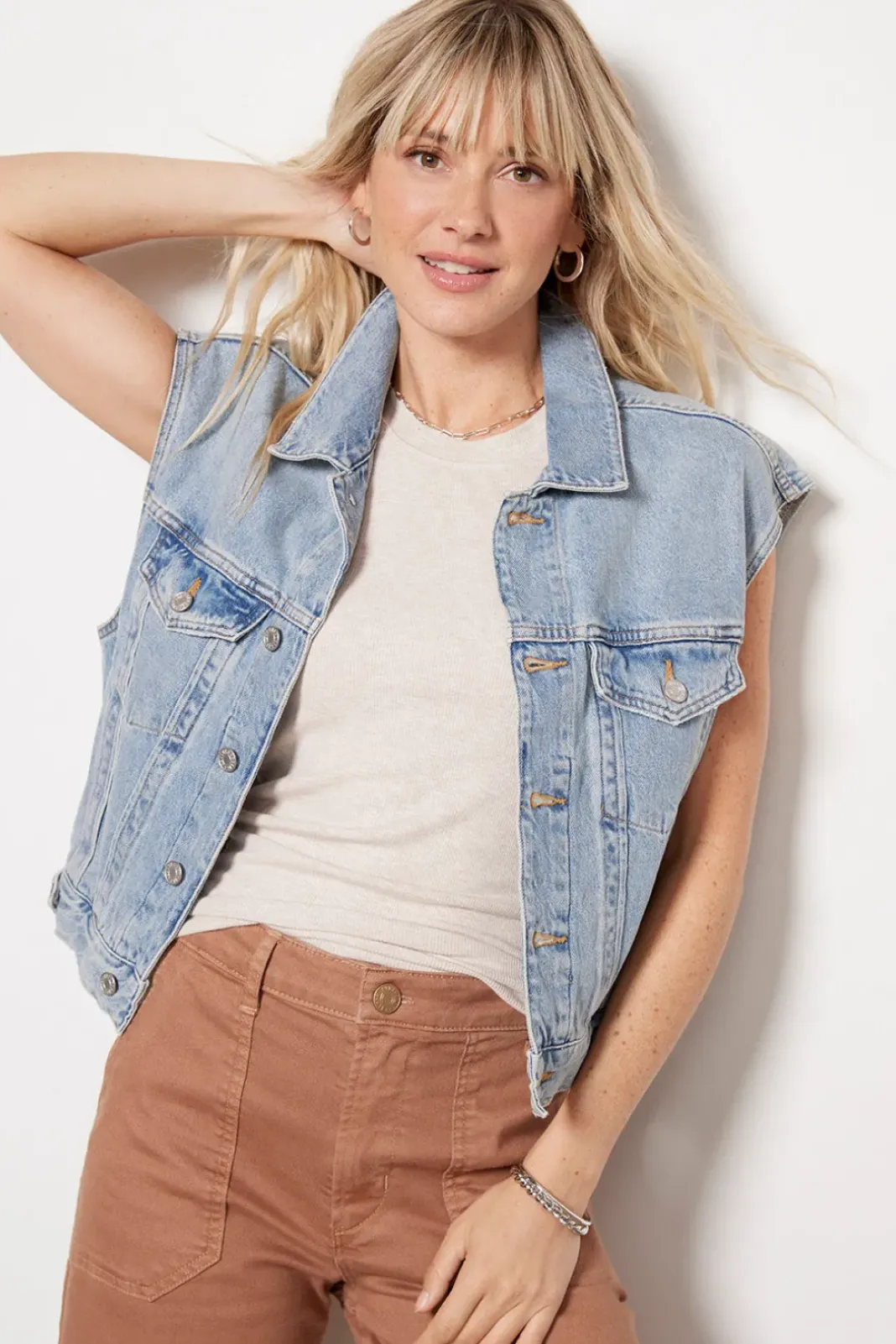 Blazers & Jackets<AGOLDE Charli Vest Immortal