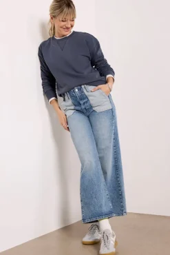 Sweatshirts<EVEREVE Charlize Crew Neck Sweatshirt Navy