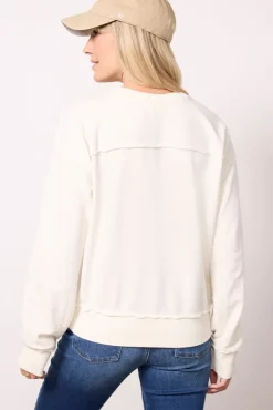 Sweatshirts<EVEREVE Charlize Crew Neck Sweatshirt Cream
