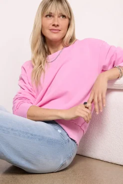 Sweatshirts<EVEREVE Charlize Crew Neck Sweatshirt Orchid