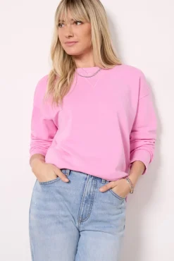 Sweatshirts<EVEREVE Charlize Crew Neck Sweatshirt Orchid