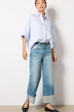 Tops & Tees<CITIZENS OF HUMANITY Claire Origami Shirt Rhodesstripe