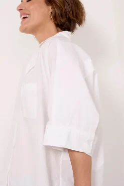 Tops & Tees<CITIZENS OF HUMANITY Claire Origami Shirt Opticwhite