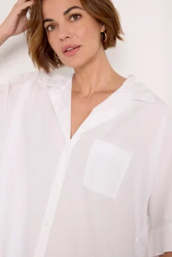 Tops & Tees<CITIZENS OF HUMANITY Claire Origami Shirt Opticwhite