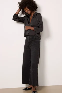 Tops & Tees<Z SUPPLY Clara Silky Top Black