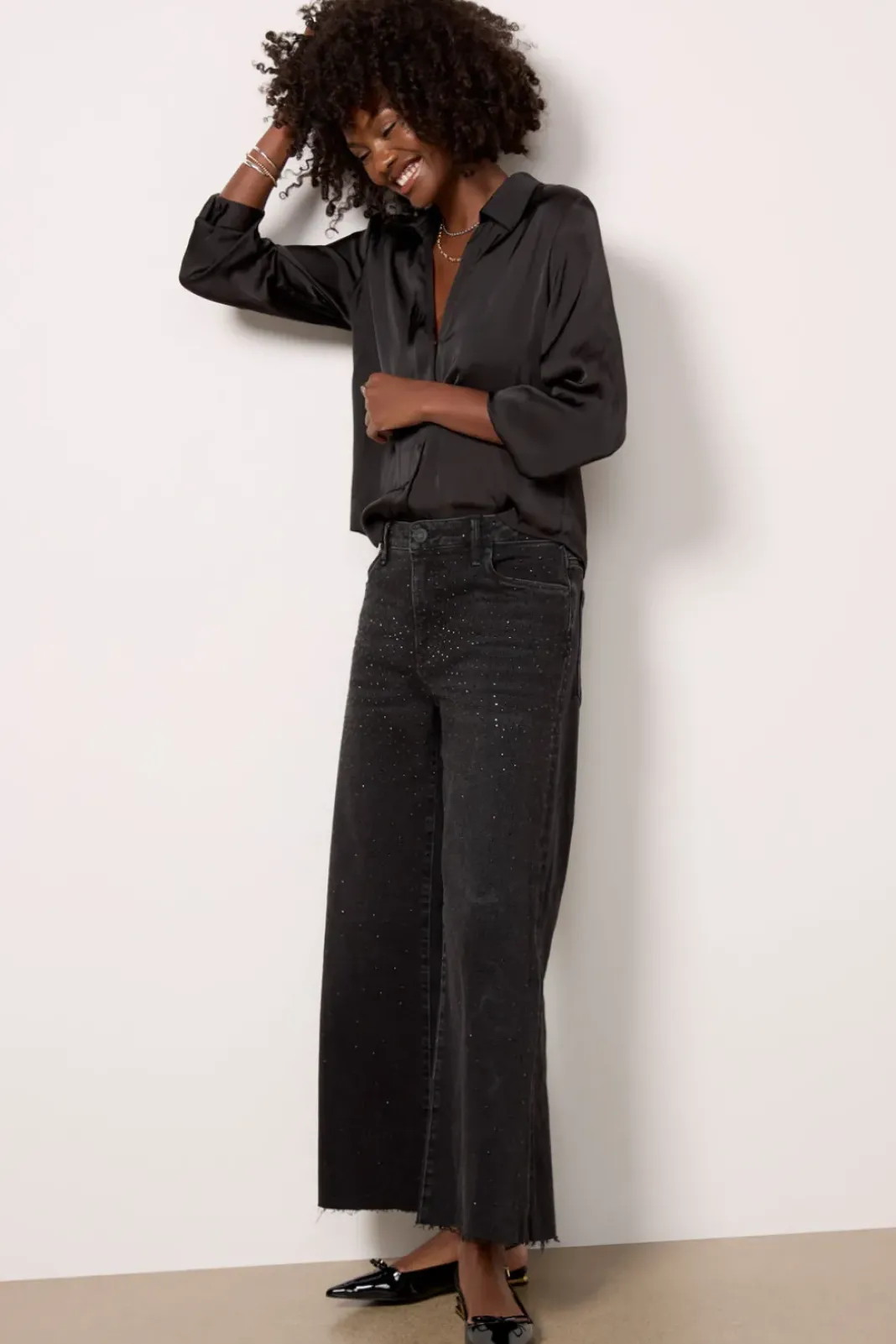 Tops & Tees<Z SUPPLY Clara Silky Top Black