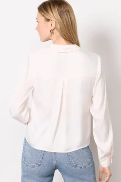 Tops & Tees<Z SUPPLY Clara Silky Top Seasalt