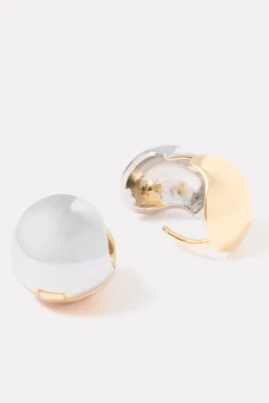 Jewelry<EVEREVE Clark Two Tone Earrings Gold/Silver