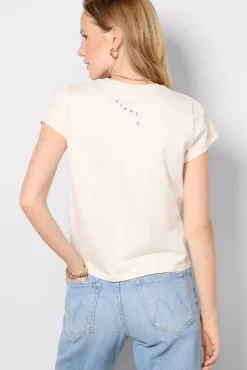 Tops & Tees<CLARE V. Classic Tee Cream