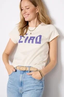 Tops & Tees<CLARE V. Classic Tee Cream