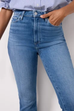 Jeans<PAIGE Claudine w/ Raw hem Flamencodistressed