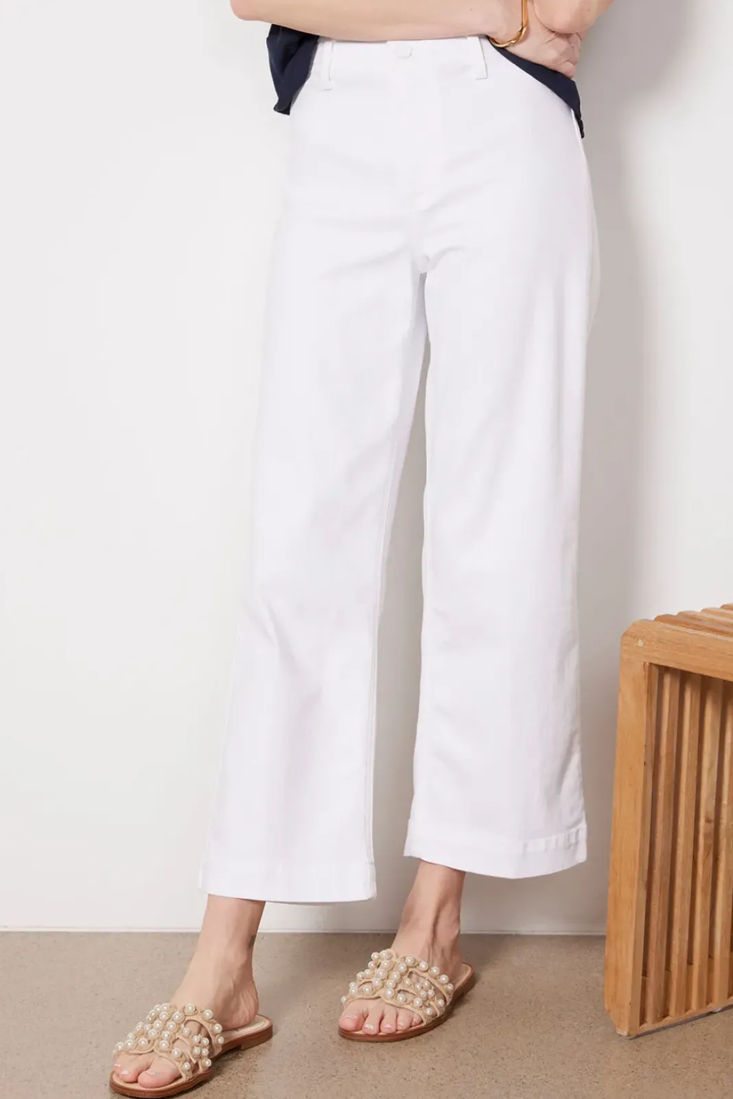 Jeans<PAIGE Clean Front Nellie Crispwhite