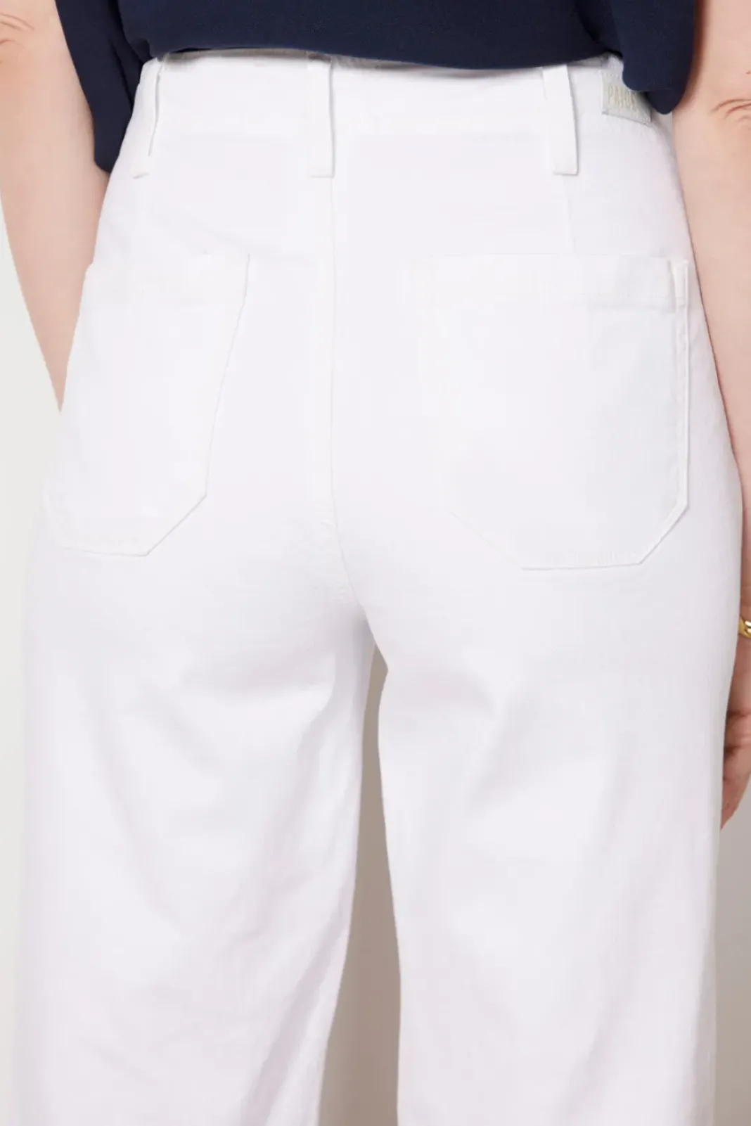 Jeans<PAIGE Clean Front Nellie Crispwhite