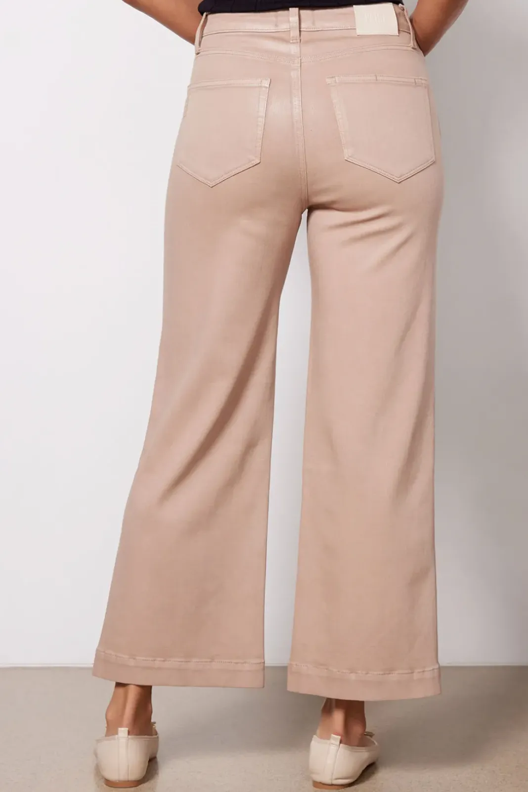 Pants & Leggings<PAIGE Coated Anessa Frenchlatte