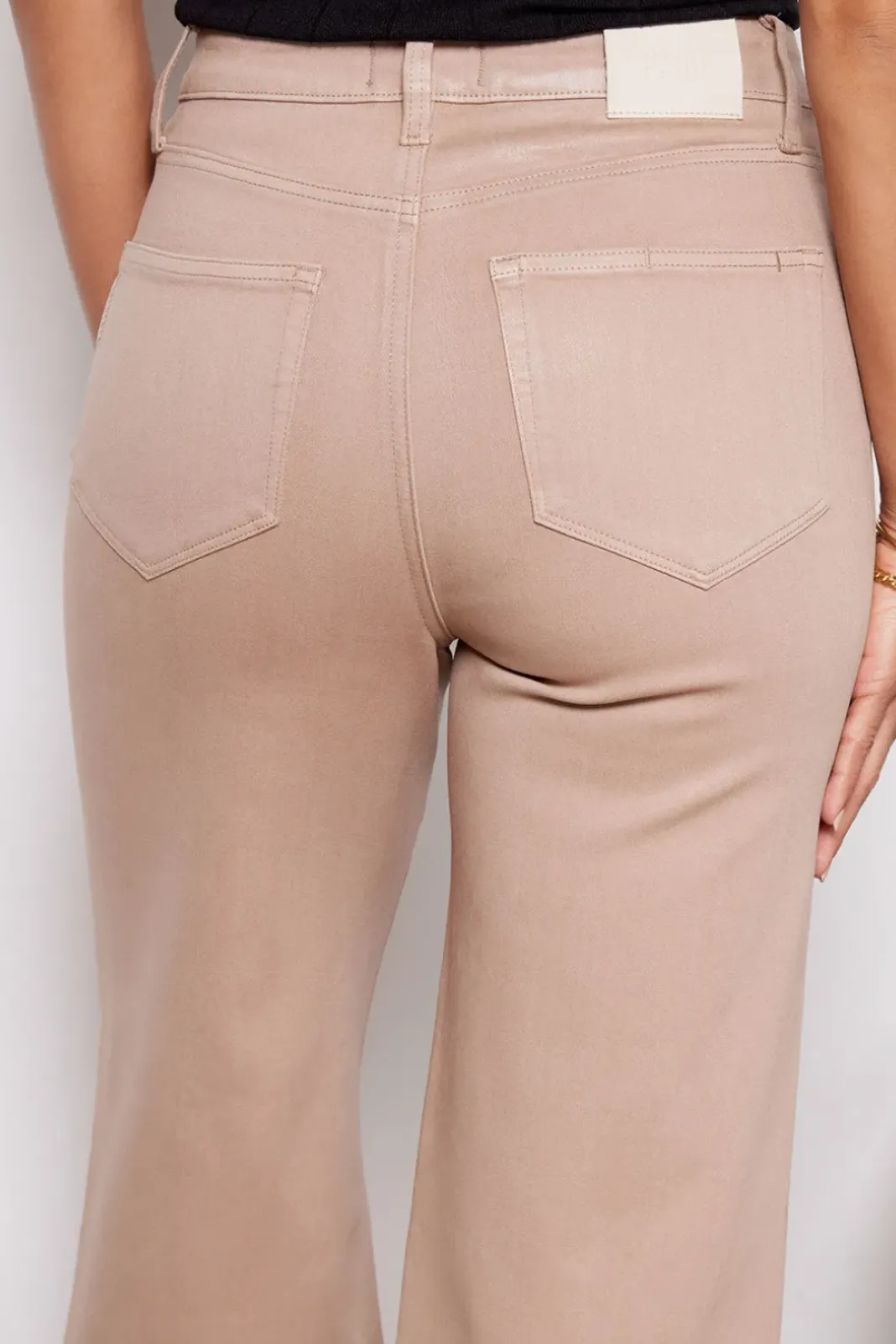 Pants & Leggings<PAIGE Coated Anessa Frenchlatte