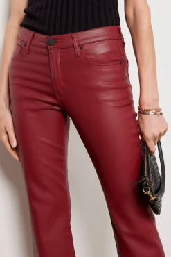Pants & Leggings<KUT FROM THE KLOTH Coated Kelsey Crop Boot Red