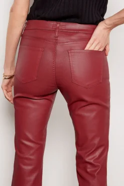 Pants & Leggings<KUT FROM THE KLOTH Coated Kelsey Crop Boot Red