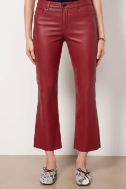 Pants & Leggings<KUT FROM THE KLOTH Coated Kelsey Crop Boot Red
