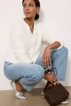 Sweaters<CLOTH AND STONE Colby Cardigan Winterwhite