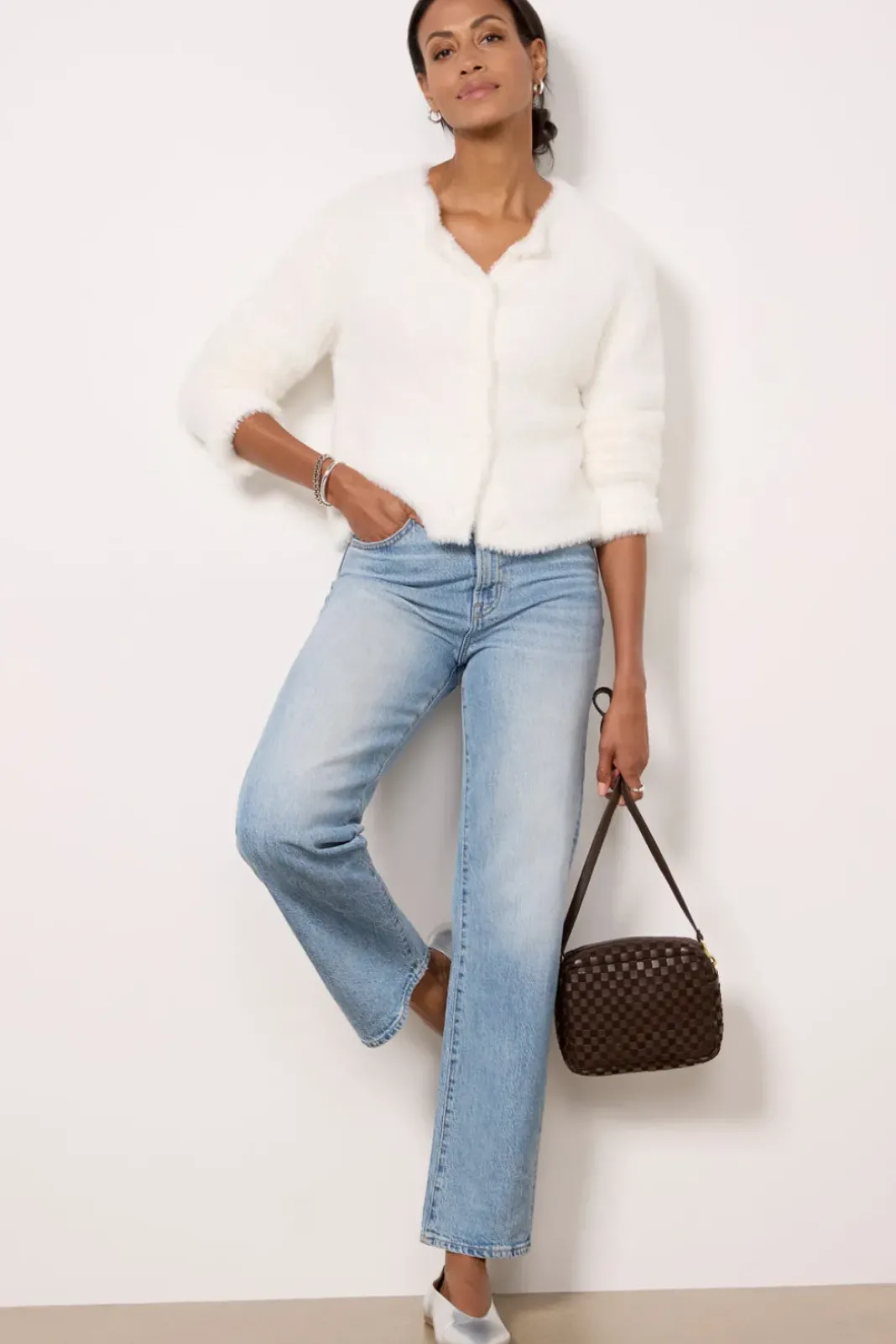 Sweaters<CLOTH AND STONE Colby Cardigan Winterwhite