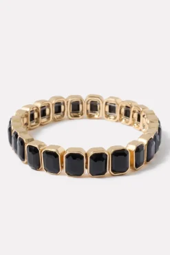 Jewelry<EVEREVE Cole Emerald Cut Bracelet Gold/Black